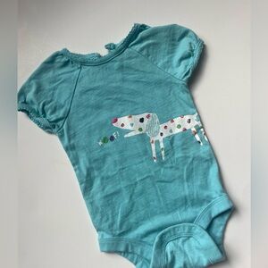 Baby gap bodysuit -dog -woof 6-12 month